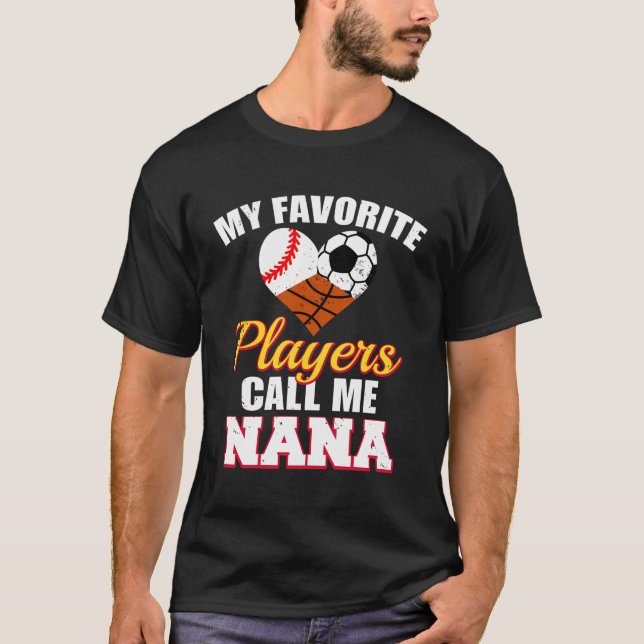Camiseta Meus Jogadores Favoritos Jogadores De Baseball Nan (Frente)