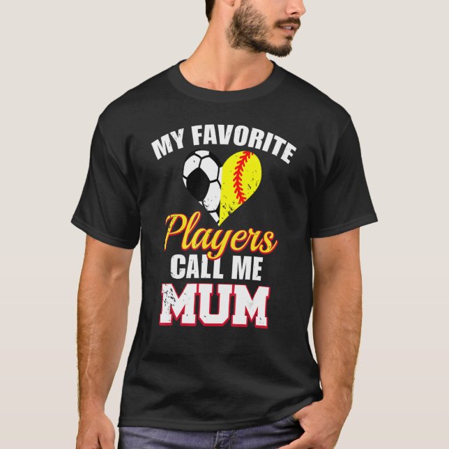 Camiseta Meus Jogadores Favoritos Me Chamam De Futebol De M (Frente)