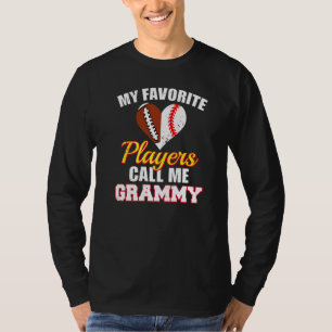 Camiseta Meus Jogadores Favoritos Me Chamam de Grammy Futeb