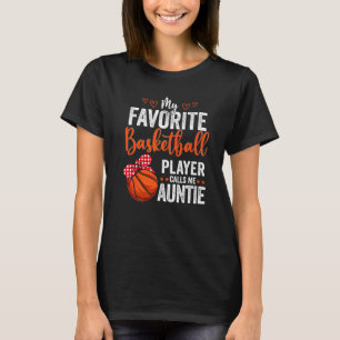 Camiseta Meus Jogadores Favoritos Me Chamam De Tia Basquete