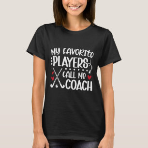Camiseta Meus Jogadores Favoritos Me Chamam de Treinador de