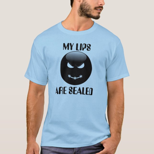 Camiseta Meus lábios são selados (Frente)