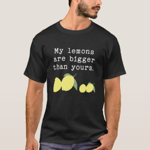 Camiseta Meus Limões São Maiores Que os Seus Fun Limão Prod