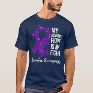 Camiseta Meus Maridos Combatem Minha Luta Contra A Demênci