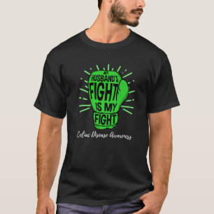 Camiseta Meus Maridos Combatem Minha Luta Contra A Doença