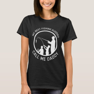 Camiseta Meus melhores amigos de pesca me chamam de Dia de 