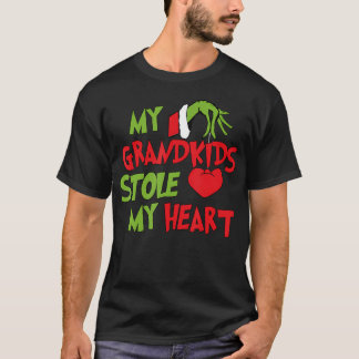 Camiseta Meus Netos Roubaram Minha Família De Natal Cardíac