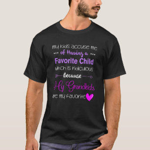 Camiseta Meus Netos São Minha Avó Favorita