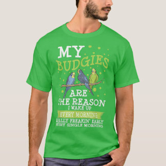 Camiseta Meus Orçamentos Papagaio Pássaro Bugerigar Orçamen