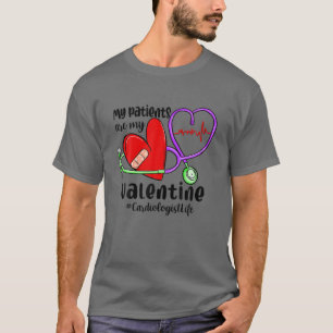 Camiseta Meus Pacientes São Cardiologistas Enfermeiros Engr