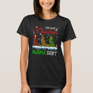 Camiseta Meus Papais noeis Vermelhos do Natal Pajama Reinde