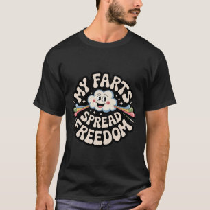 Camiseta Meus Peditórios Espalham Liberdade Hilarante Expre