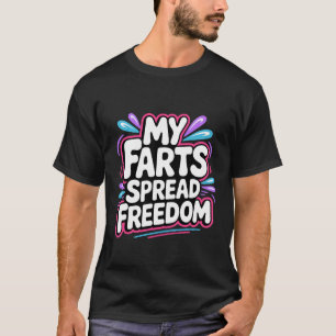 Camiseta Meus Peidos Espalham Liberdade Expressão Patriótic