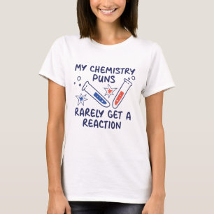 Camiseta Meus Peitos De Química Raramente Têm Reação