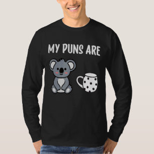 Camiseta Meus Peitos São Animais De Urso Koala Tea Pun Koal