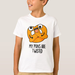 Camiseta Meus Peitos São Entortados Engraçado Pretzel Pun