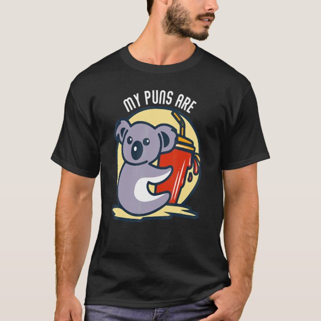 Camiseta Meus Peitos São Koala Juice Animal Puns Koala Bear (Frente)