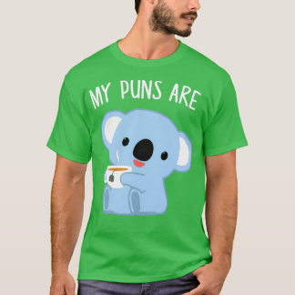 Camiseta Meus Peitos São Koala Tea Engraçado Qualidade Pun