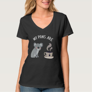 Camiseta Meus Peitos São Koala Tea Pun Koala Bear Animal 5