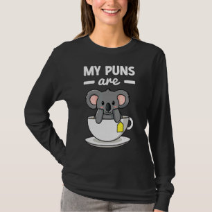 Camiseta Meus Peitos São Koala Tea Pun Koala Bear Animal 6
