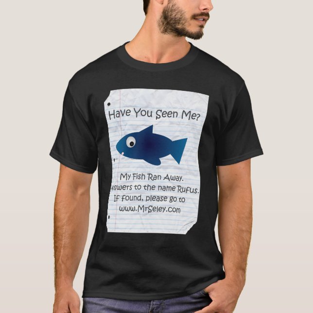 Camiseta Meus peixes funcionaram afastado (Frente)