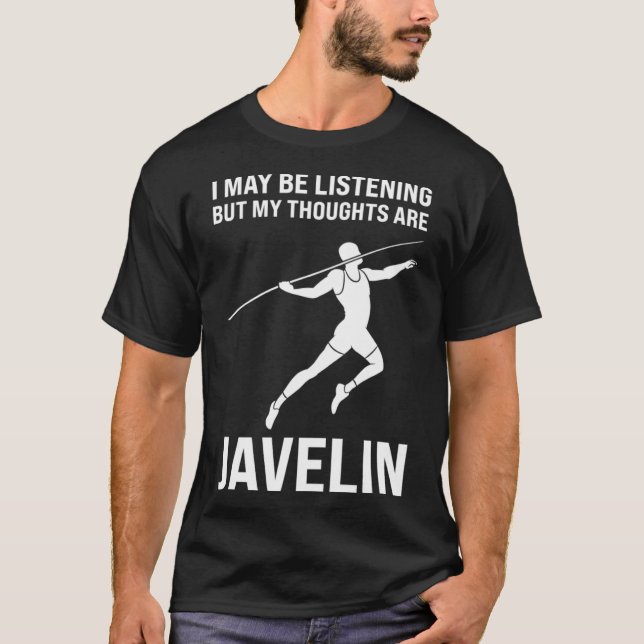 Camiseta Meus pensamentos são Javelin Javelin (Frente)