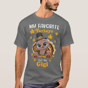 Camiseta Meus Perus Favoritos Me Chamam De Gigi Corresponde