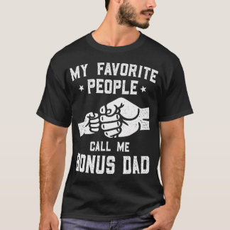 Camiseta Meus Pessoas Favoritas Me Chamam de Pai Bônus Soco