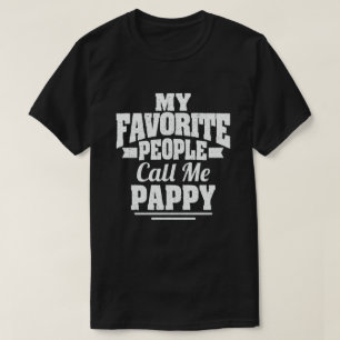 Camiseta Meus Pessoas Favoritas Me Chamam de Papai Funny Vo