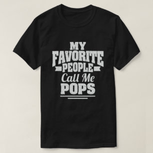 Camiseta Meus Pessoas Favoritas Me Chamam de Vovô Divertido