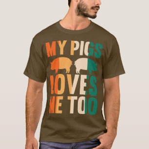 Camiseta Meus porcos me amam muito Farmer Premium