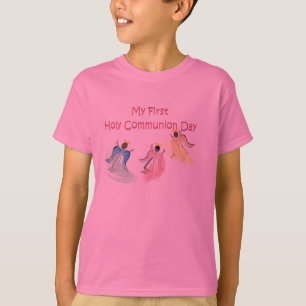 Camiseta Meus primeiros presentes do dia do comunhão