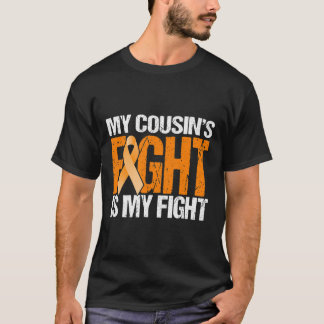 Camiseta Meus Primos Lutam É Minha Luta Contra A Leucemia S
