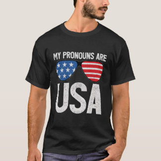 Camiseta Meus Pronuncies São Óculos De Sol Dos Estados Unid