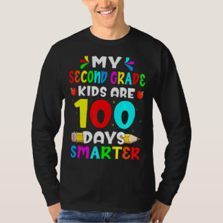 Camiseta Meus segundos São 100 Dias Mais Inteligentes 100 D