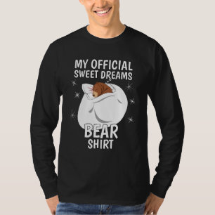 Camiseta Meus Sonhos Oficiais Doces Pajama Pj Bear