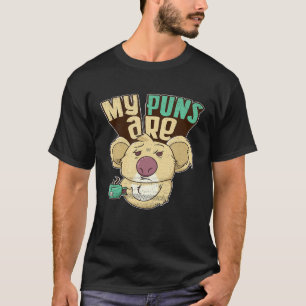 Camiseta Meus trocadilhos são chá de coala Salve o adorável