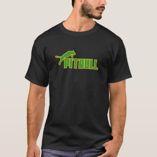 Camiseta Meus verde/amarelo de Pitbull