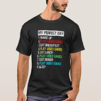 Meus Videos games de Dia Perfeitos Gaming Roupa Ga