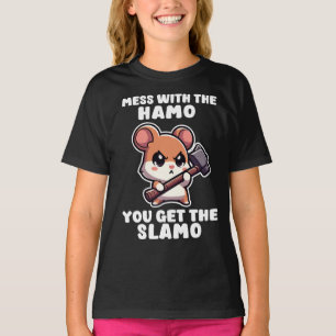 Camiseta Mexa Com O Hammo Você Ganha O Slamo Hamster Fofo