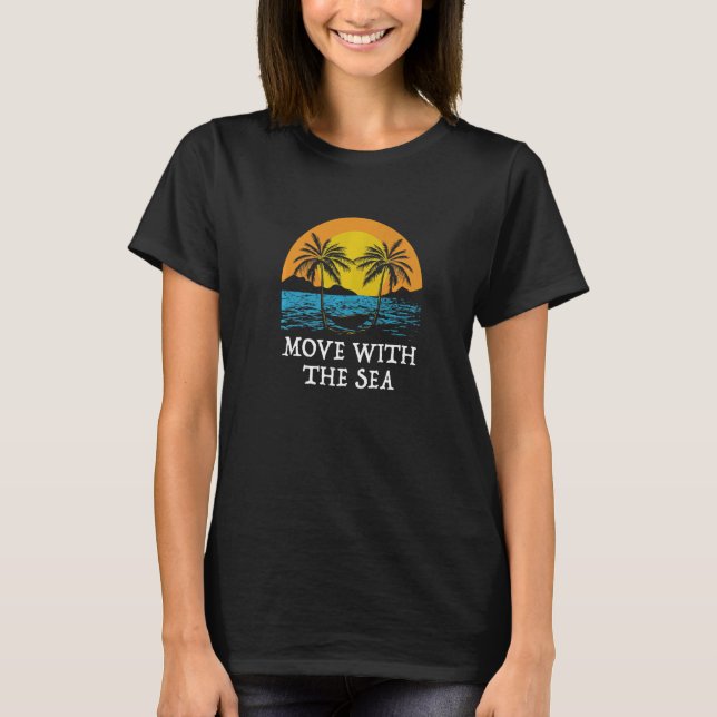 Camiseta Mexa-se com o Sea Beach Trip Ocean Viagem Summer P (Frente)