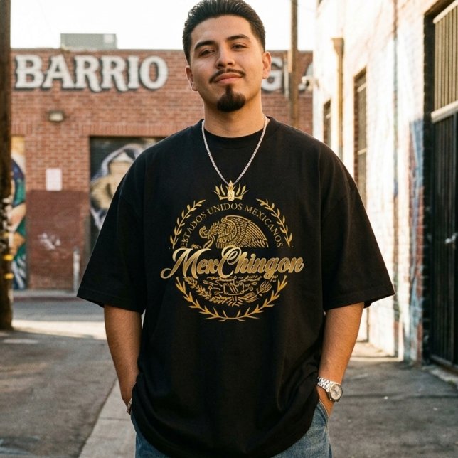 Camiseta Mexchingon Orgulho Mexicano (Mexchingon Orgullo Mexicano T-shirt)