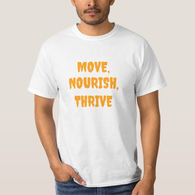 Camiseta Mexe-te, alimenta o ginásio do trio (Frente)