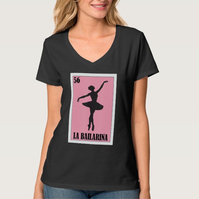 Camiseta Mexican Ballet  La Bailarina 11 (Frente)