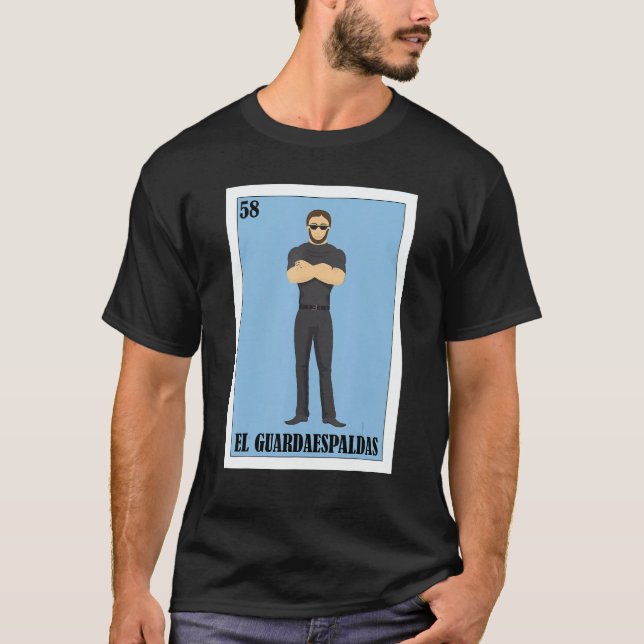 Camiseta Mexican Bodyguard  El Guardaespaldas 2 (Frente)