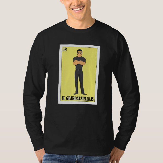 Camiseta Mexican Bodyguarrd  El Guardaespaldas (Frente)