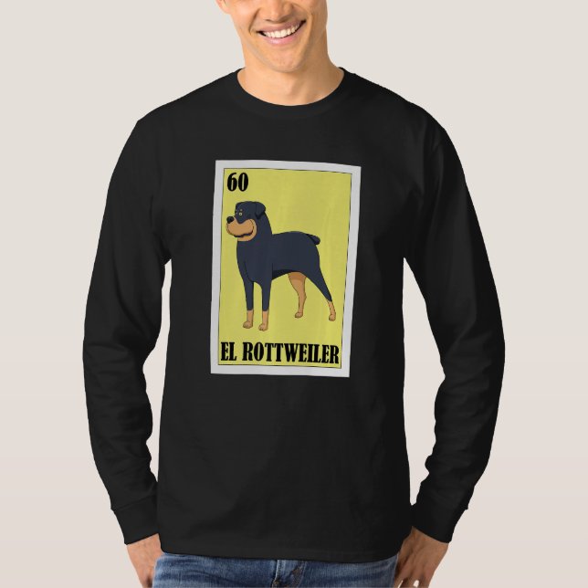 Camiseta Mexican Dogs  El Rottweiler (Frente)
