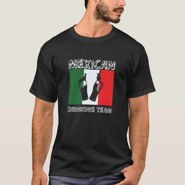 Camiseta Mexican Drinking Team Apparel (Frente)