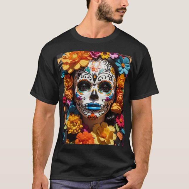CAMISETA MEXICAN INSPIROU HALLOWEEN (Frente)
