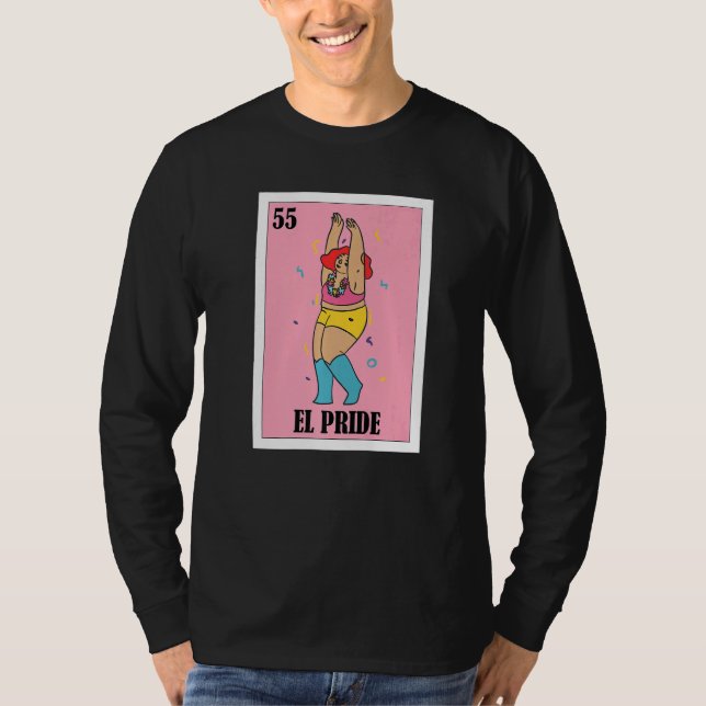 Camiseta Mexican Lgbt  El Pride (Frente)